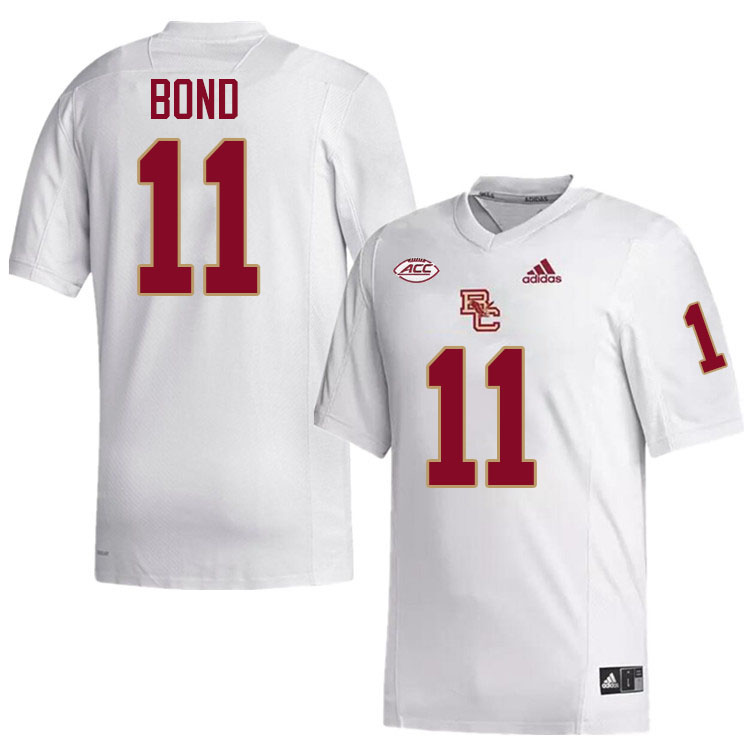 Lewis Bond Jersey,#11 Lewis Bond Boston College Eagles Football Jersey,Uniforms-White